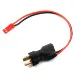 Yeah Racing Male JST to Male Deans T Adapter