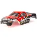 HSP 1/10 Binturong Truck Painted Red Body Shell