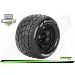 Louise 3.8" MT-Rocket MFT Tyres on (1/2 Offset) Black Rims - Glued Wheels 2Pcs