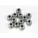 Traxxas 2.5mm Silver Aluminium Nyloc Nuts 12Pcs