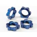 Traxxas Blue Aluminium 17mm Splined Wheel Nuts 4Pcs
