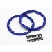 Traxxas Blue Beadlock Style Sidewall Protector w/ Screws