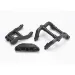 Traxxas Wheelie Bar Mounts w/ Rear Skid Plate