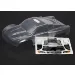 Traxxas Slash 4x4 Clear Unpainted Body Shell w/ Decal Sheets