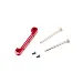 ARRMA Red Aluminium Front Upper Suspension Arm Pin Brace w/ Pins