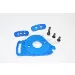 GPM Blue Aluminum Slash 4x4 Fixed Gear Spacers & Motor Mount w/ Hardware