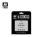 Vallejo Assorted German WWII Tank Markings Stencil