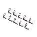 Traxxas Black 90 Degree Angled Body Pins 10Pcs