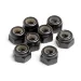 Maverick Black 4mm Nyloc Nuts 8Pcs