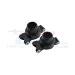 GPM Black Aluminium TT-01 Rear Hubs 2Pcs w/ Hardware