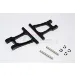 GPM Black Aluminium TT-01 Rear Upper Suspension Arms 2Pcs w/ Hardware