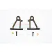 GPM Black Aluminium TT-01 Front Lower Suspension Arms 2Pcs w/ Hardware
