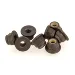 HSP 3mm Flanged Nyloc Nuts 8Pcs