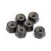 Maverick Black 3mm Nyloc Nuts 6Pcs