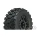 Pro-Line 2.2/3.0" Badlands MX SC M2 (Medium) Tyres on Black Raid Rims - Glued Wheels 2Pcs