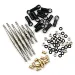 Yeah Racing Gunmetal Steel Axial SCX24 Deadbolt Linkages Set