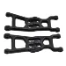 RPM Black Losi 1/16 Mini-T & Mini-B Front Lower Suspension Arms