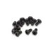 Blackzon 2.3x4mm Coarse Thread Button Head Screws 12Pcs