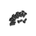 Blackzon 2.3x6mm Coarse Thread Countersunk Head Screws 12Pcs