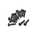 Blackzon 2.6x10mm Coarse Thread Button Head Screws 12Pcs