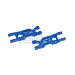 GPM Blue Aluminium Losi Mini T & Mini B 2.0 Rear Lower Suspension Arms 2Pcs