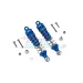GPM Blue Aluminium Losi Mini T & Mini B 2.0 60mm Rear Shocks 2Pcs w/ Hardware