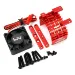 Yeah Racing Red 540/550 size Aluminium Heat Sink w/ 30mm Tornado High Speed Fan Set