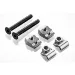 Rovan Silver Aluminium Front Sway Bar Mount Set