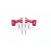 GPM Red Aluminium Body Post Mount