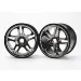 Traxxas 3.8" SS Split Spoke Satin Chrome Rims 2Pcs