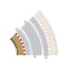 Scalextric 1/32 Track Radius 2 Inner Curve Borders & Barriers 45 Degree 4Pcs