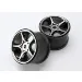 Traxxas 3.8" Gemini Chrome Rims 2Pcs