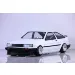 Pandora RC 1/10 Toyota AE86 Corolla Levin 3 Door Unpainted Body Shell