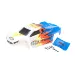 Losi Mini-T 2.0 Blue & White Painted Body Shell w/ Wing & Hardware