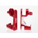 Traxxas Red 6061-T6 Aluminium Left & Right Front Hub Carriers