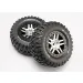 Traxxas 2.2/3.0" BFGoodrich Mud Terrain T/A KM2 Tyres on Satin Chrome/Black Split-Spoke Rims - Glued Wheels 2Pcs