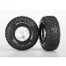 Traxxas 2.2/3.0" BFGoodrich Mud Terrain T/A KM2 Ultra Soft Tyres on Satin Chrome/Black Split-Spoke Rims - Glued Wheels 2Pcs