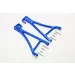 GPM Blue Aluminium Front Lower Suspension Arms 2Pcs w/ Hardware