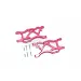 GPM Red Aluminium Rear Lower Suspension Arms Set
