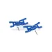 GPM Blue Aluminium Front Lower Suspension Arms 2Pcs w/ Hardware