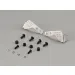Killerbody Stainless Steel 1/10 RC4WD TF2 LWB Bumper Mounts 2Pcs w/ Hardware for 3.75" Tyres