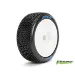 Louise 3.3" B-Viper Soft Tyres on White Dish Rims - Glued Wheels 2Pcs