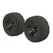 ARRMA 2.8" dBoots Fortress MT Tyres on Split Spoke Gunmetal Rims - Glued Wheels 2Pcs