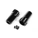 Axial Black Aluminium AR60 OCP Straight Axle Hub Carrier 2Pcs