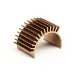 Maverick Amber-Gold Aluminium Heat Sink