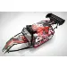 Rovan Black Steel Baja Roll Cage w/ Painted Red Panels, LED Light Bar & Black Rear Wing