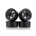UDI 1.4" Drift Tyres on 5 Spoke Black Rims - Wheels 2Pcs