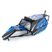Rovan Black Steel GT Sand Rail Baja Roll Cage w/ Painted Blue Panels, LED Light Bar & Spare Tyre Mount