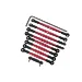 GPM Aluminium Complete Tie Rod Set - Red