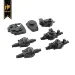 Hobby Plus Differential Gear Box & Axle Set